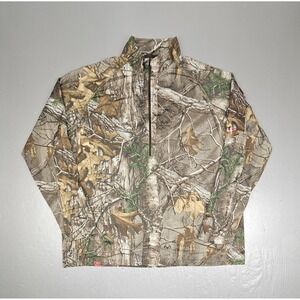 Core4Element Pullover Mens XL Mothwing Camouflage Half Zip Hunting Longsleeve